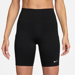 NWT Nike Biker Shorts Size XS Black High Rise Athletic Workout Shorts